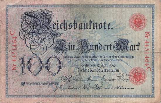 100 Mark 1903 Ro20 T/C